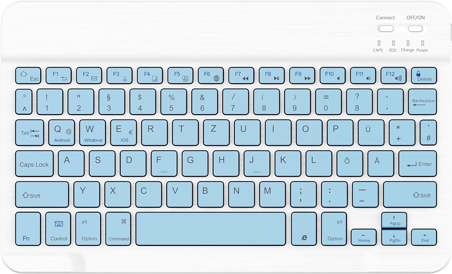 Hintergrundbeleuchtung des Tastaturgehäuses