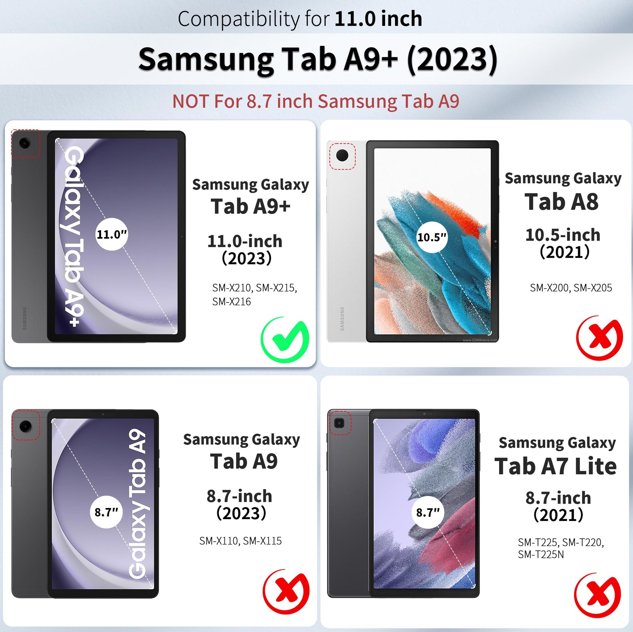 Samsung Galaxy Tab A9+/ A9 Plus 11