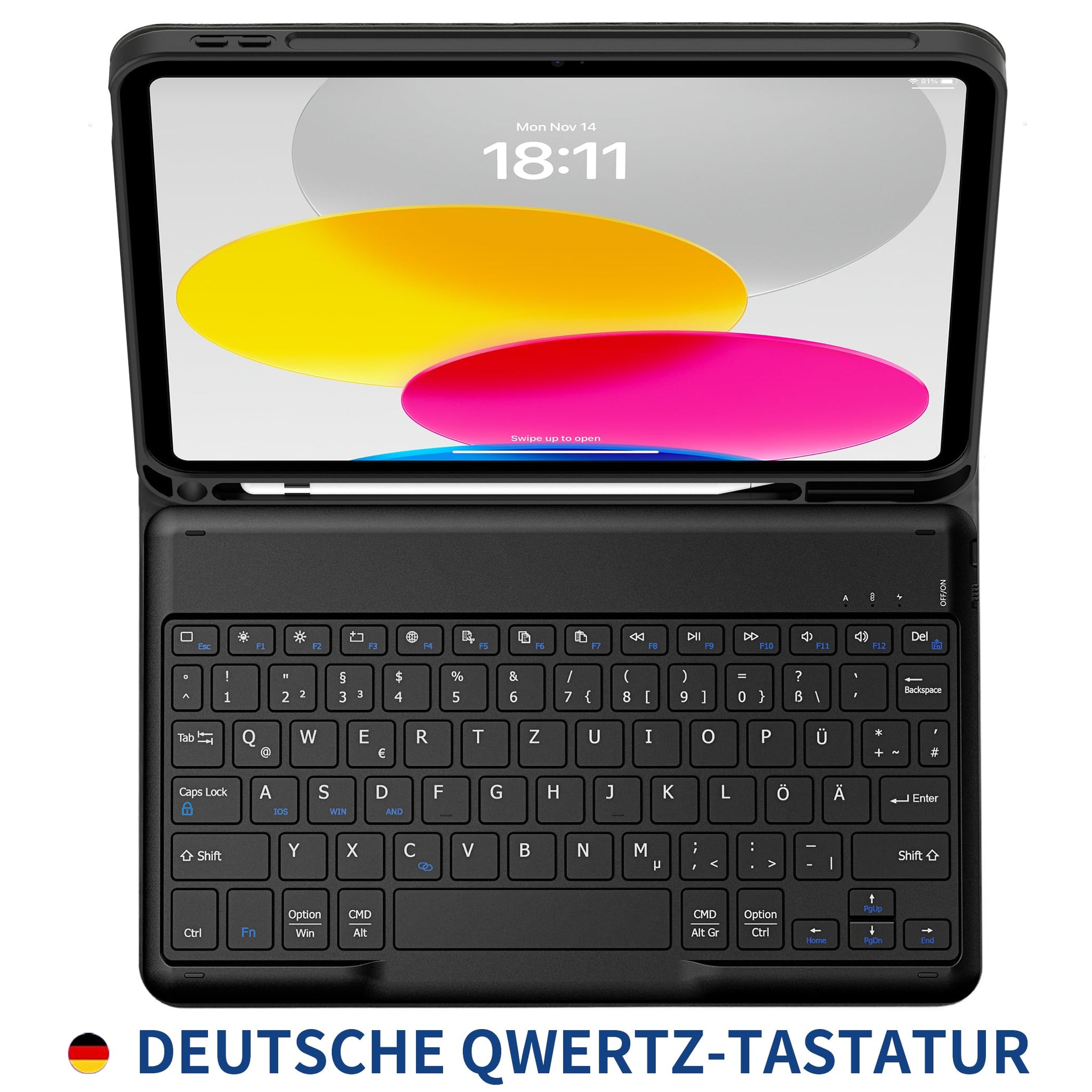 EasyAcc Tastaturhülle iPad 10